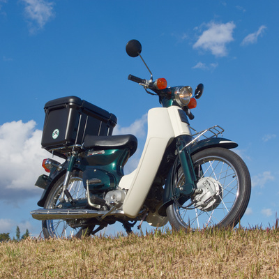 なんちゃって田舎暮らし HONDA Super Cub 90 DX 緑のたぬき号